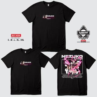 เสื้อยืด ลายการ์ตูนอนิเมะ DEMON SLAYER NEZUKO KAMADOS-5XL