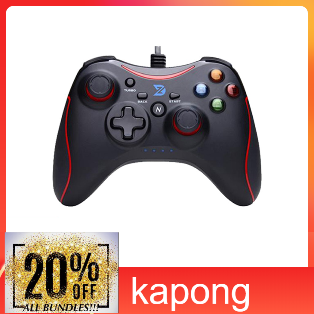 Kapong จอย ZD-N108 : มีสาย ใช้งานเหมือน xbox 360 จอยเกมส์ จอยPC จอยมือถือ จอยคอม