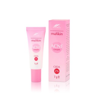 maXkin Acne Cream แม็กสกิน แอคเน่ ครีม ครีมแต้มสิว ยุบไว ขนาด 20 กรัม