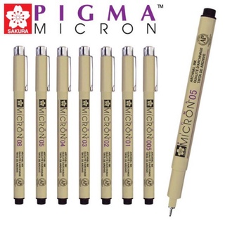 ปากกา PIGMA SAKURA ปากกาเขียนแบบ ปากกาตัดเส้นกันน้ำ พิกม่า ซากุระ