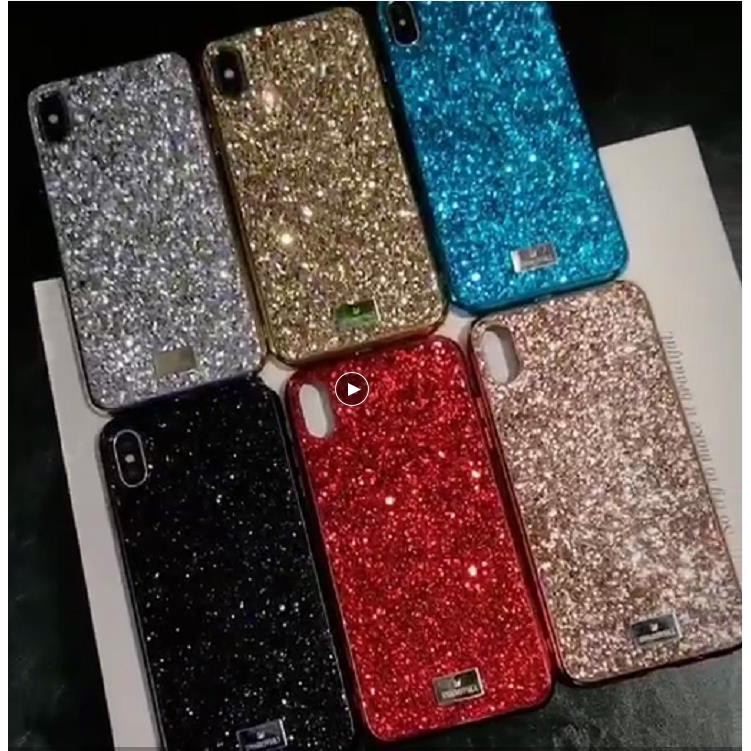 Swarovski Bling Glitter Sequins Case For Iphone 12 13 12 Pro 11 Pro 11 max X Xs max Xr I 8 I 7 Bling case