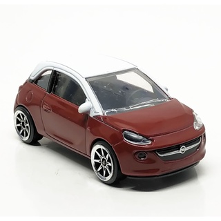 Majorette OPEL ADAM - White Roof - Dark Red Color /Wheels 8S /scale 1/55 (3 inches) no Package