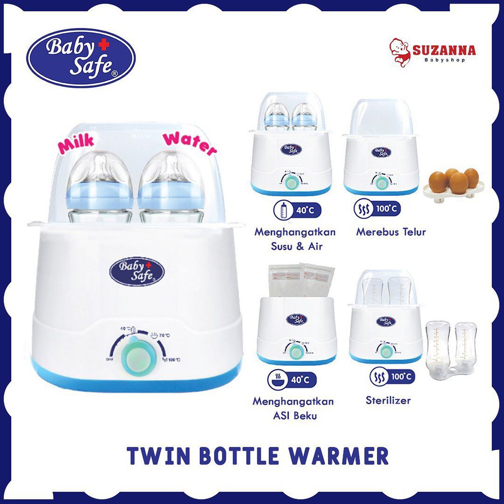 Baby Safe _3 LB216 Twin Bottle - เครื่องอุ่น