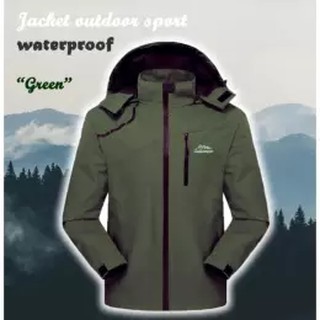 Outdoor sportเสื้อแจ็คเก็ตกันหนาว เสื้อกันน้ำได้มากกว่า jacket ธรรมดา รุ่น Waterproof Jacket กันลม กันหนาว