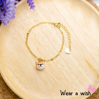 Bracelet / สร้อยข้อมือ : Shiba Inu / ชิบะ อินุ