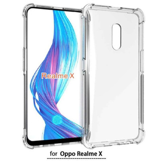 เคสสีใสกันกระแทกออปโป้ เรียวมี่ เอ็กซ์ ขนาดหน้าจอ 6.53นิ้ว TPU Transparent Cover Full Protective Anti-knock Case oppo