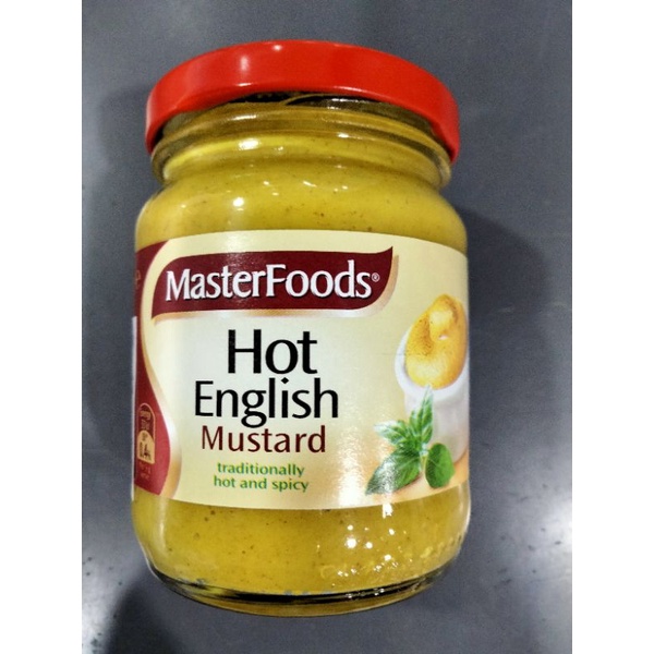Masterfoods Hot English Mustard ซอสมัสตาร์ด รสเผ็ด 175g ราคาโดนใจ