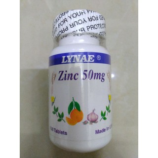 Lynae Zinc 50mg. 100 Tablets