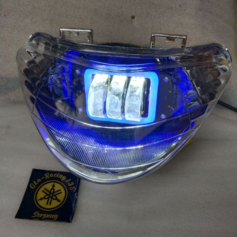 SATRIA 2-STOKE HIU MALAYSIA LED HEADLIGHT REFLECTTOR คุณภาพดี A1