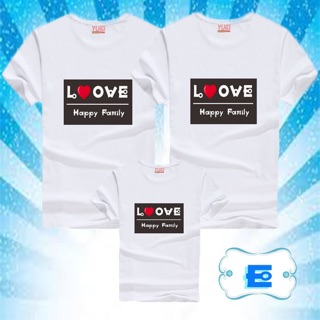 💓 เ̭สื้̭อ̭ค̭ร̭อ̭บ̭ค̭รั̭ว̭##เสื้อทีม เสื้อคู่ ลาย LOVE ใส่เที่ยวครบทีม น่ารักสุดๆ