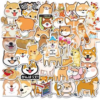 สติ๊กเกอร์ลายสุนัขชิบะอินุ huschi kki pet dog กันน้ํา 50 ชิ้น/แพ็ค