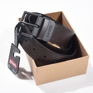 เข็มขัดลีวายส์ ลีวาย Levis belt หมุนหัวเข็มขัดได้ใส่ได้สองด้าน เข็มขัดหนังแท้ Leather Belt เข็มขัดผช LV1