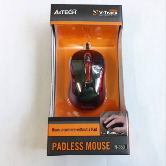 MOUSE A4TECH V-TRACK WIRED #N-350 USB เม้าส์สาย