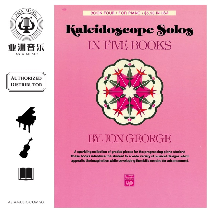 AUTHORZED DISTRIBUTOR - ALFRED MUSIC - ALFRED KALEIDOSCOPE SOLO PIANO LEVEL 4