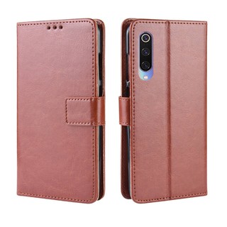 Xiaomi Mi 9 เคส Leather Case เคสโทรศัพท์ Stand Wallet Xiaomi Mi 9 Mi9 เคสมือถือ Cover