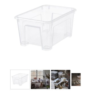 IKEA SAMLA 0.5ลิตร กล่องมีฝา กล่อง