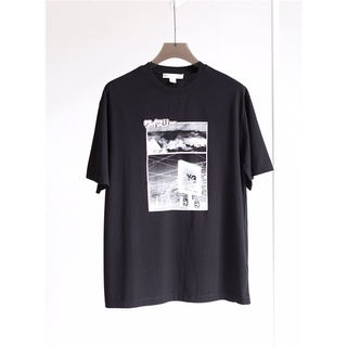 เสื้อยืดผ้าฝ้ายพิมพ์ลายขายดีเสื้อยืดfashionพร้อมส่ง เสื้อยืดแขนสั้น คอกลม ทรงหลวม ลาย ADDS y-3 Yamamoto Yoshi y3 เหมาะกั