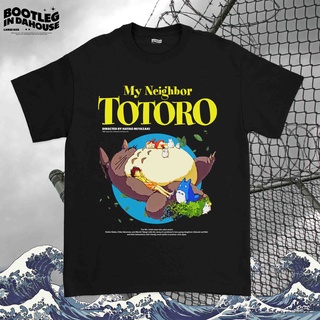 เสื้อยืด พิมพ์ลาย My NEIGHBOR TOTORO สไตล์ญี่ปุ่น | เสื้อยืด พิมพ์ลายภาพยนตร์อนิเมะS-5XL