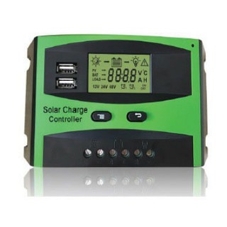 Solar Cell Charger Controller 12V/24V 30A พร้อมช่อง USB 2 ช่อง 5V โซล่าเซลล์ชาร์จเจอร์ระบบ PWM