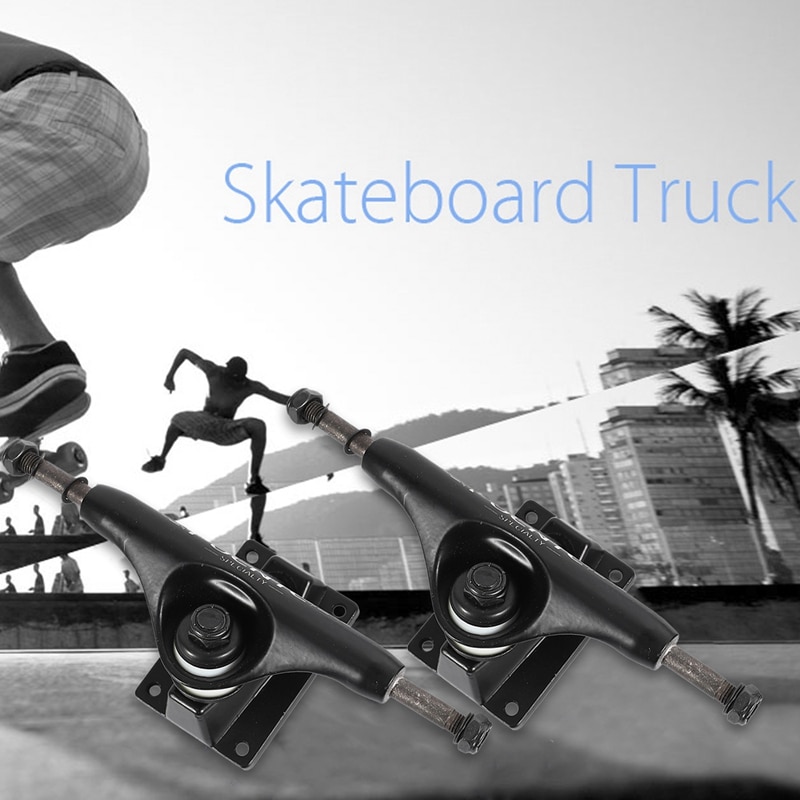 Trucks Para Skateboard 8.0 - 2 Piezas De Aleación De Aluminio Y Magnesio | Ejes Profesionales Ligeros Y Duraderos