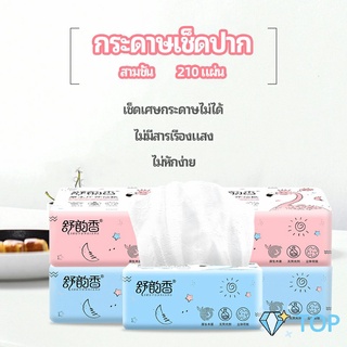 กระดาษทิชชู่ กระดาษเยื่อไผ่  กระดาษทิชชู่ปั้มลายนูน กระดาษเช็ดปาก paper napkin