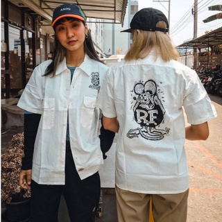 เสื้อเชิ๊ตคอปกแขนสั้น Dickies x Rat fink พร้อมส่ง