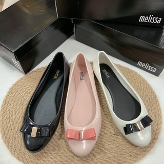 【CC】ใหม่ Melissa รองเท้าแตะ รองเท้าชายหาด เจลลี่ แต่งโบว์ สําหรับผู้หญิง 2023