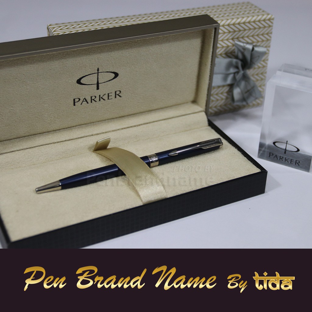 Parker Sonnet 17 Blue CT ปากกา ลูกลื่น สลักชื่อ ฟรี