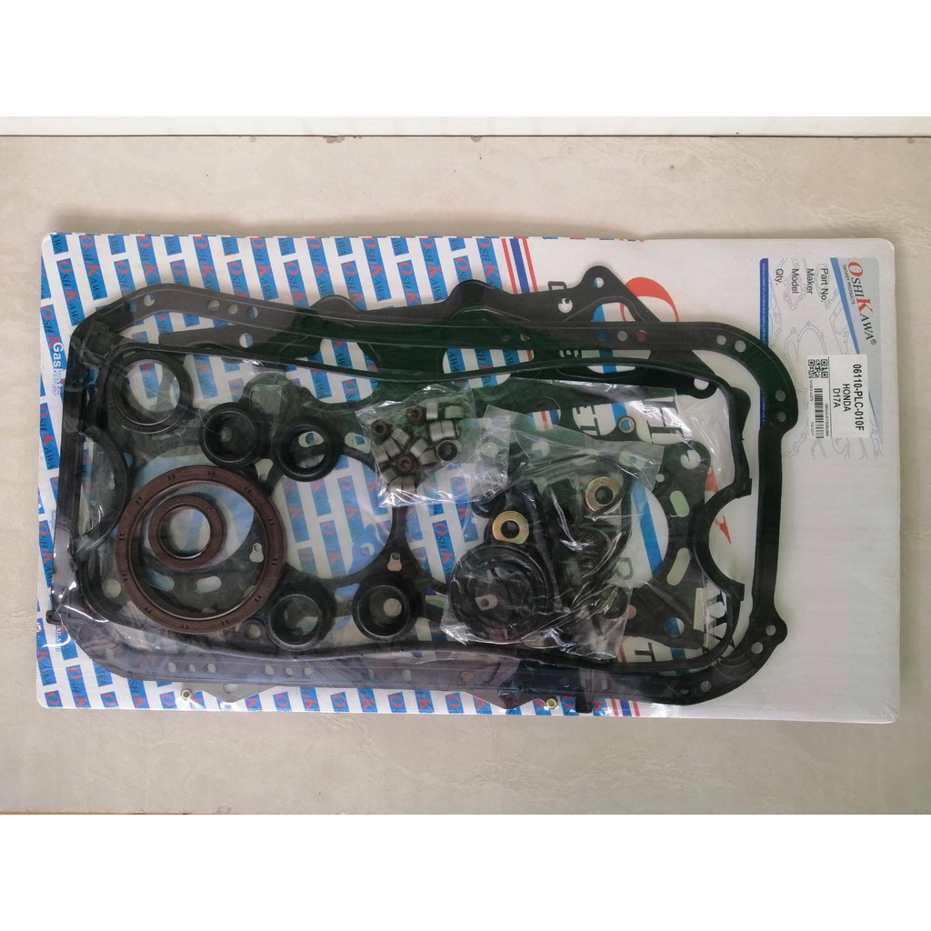 ประเก็นชุดใหญ่ HONDA CIVIC ปี2001,D17A ไต้หวัน ราคาชุดละ1680บาท แถมฟรีกาวทาประเก็น เนื้อสีดำ Versachem USA 1หลอด