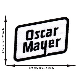 ตัดรีด ตัวรีดติดเสื้อ อาร์มปัก ติดเสื้อปัก ปักเสื้อ DIYลาย oscar mayer1