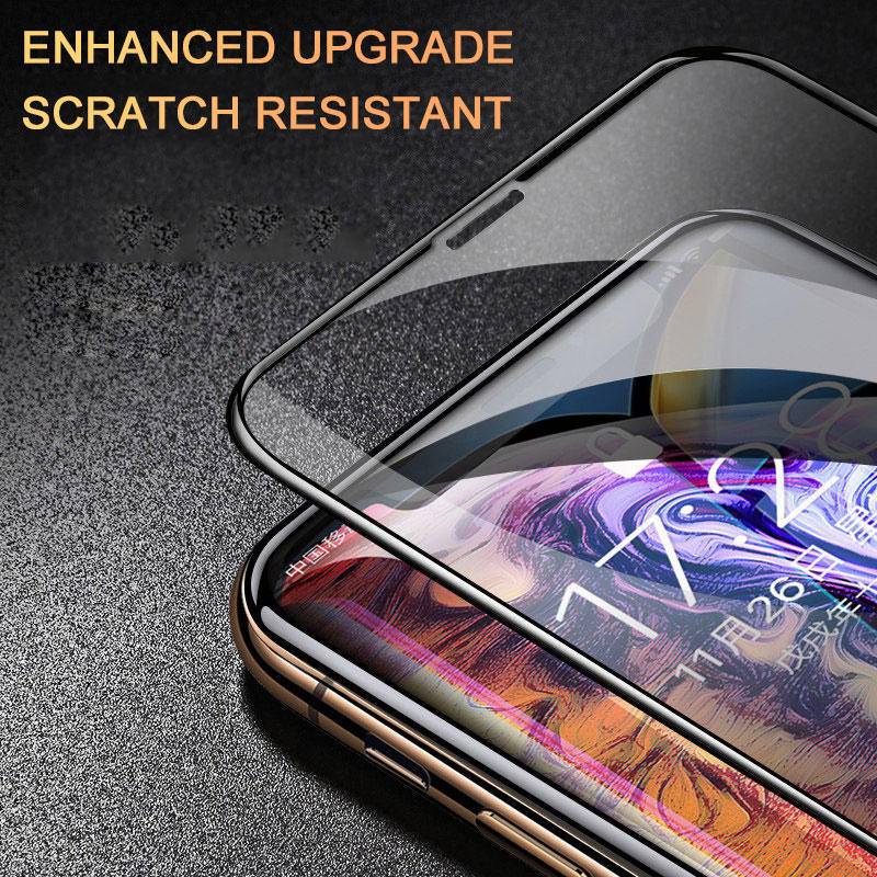 ฟิล์มกระจกนิรภัยกันรอยหน้าจอ 9D สําหรับ iPhone 15 14 Plus 15 14 13 12 11 Pro Max 13 12 Mini XS Max XR XS X 8 7 6 6S Plus SE2 SE3