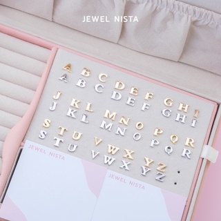 letter earrings ต่างหูตัวอักษร (ขายแยกข้าง)