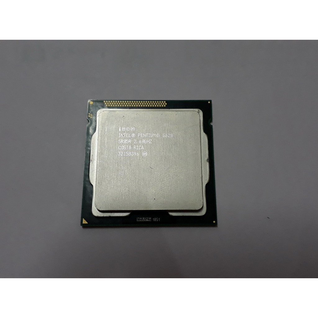 CPU Intel 1155 Pentium G620 (3M Cache, 2.60GHz) 2 คอร์ 2 เทรด