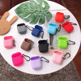 [ส่งจากไทย⚡️] Airpod case เคสแอร์พอดซิลิโคนบาง สีพื้น สีพาลเทล pastel case ( i9s, i11, i12 ใช้ได้)