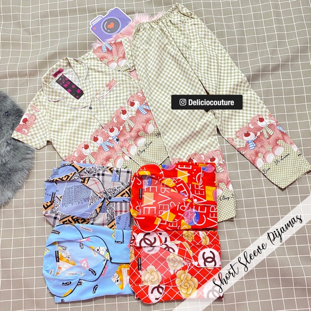 แขนสั้น PIJAMAS/PIJAMAS/BAJU TIDO/SLEEP SUIT