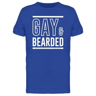 เสื้อยืดครอปเสื้อยืด ลายหมี Gay And Bearded Lgbt Pride 2S-5XL