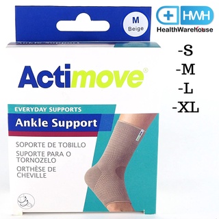 Actimove Ankle Support พยุงข้อเท้า ไม่มีที่พัน (S,M,L,XL) สีเนื้อ