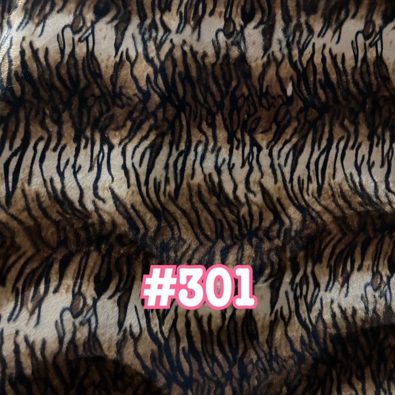 ผ้าลายเสือ60นิ้วx1เมตร/ 60นิ้วx50ซม ผ้าขนสัตว์เทียม ลายเสือใหญ่ เสือเล็ก ผ้าลาย ผ้ากำมะหยี่