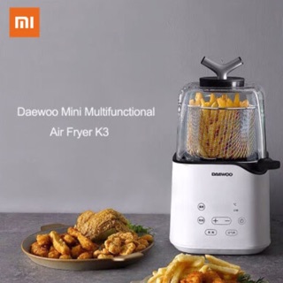 [พร้อมส่ง] Xiaomi Daewoo Mini Multifunctional Air Fryer K3 หม้อทอดไร้น้ำมันรุ่นใหม่ Gen 3 ทำอาหารได้ทั้ง ทอด ปิ้ง ย่าง