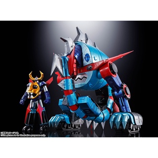 BANDAI CHOGOKIN DAMASHII GX-100&amp;GX-100X GAIKING &amp; DIVINE DEMON-DRAGON OPTION SET ACTION FIGURE