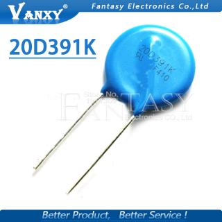 5pcs varistor 20D391K 390V piezoresistor 20D391