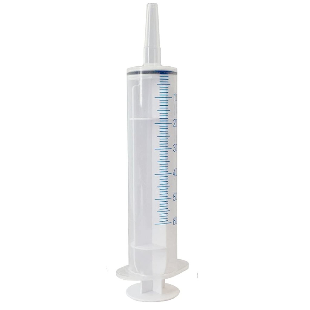 ไซริงค์ป้อนอาหารใช้ซ้ำได้ ขนาด 60 ml Basik Enteral Feeding Syringe Cath Tip 60cc REUSABLE Silicone O