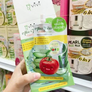 vivi Aloe Vena เซรั่มน้ำตบอโลเวล่า 1 กล่อง 6 ซอง