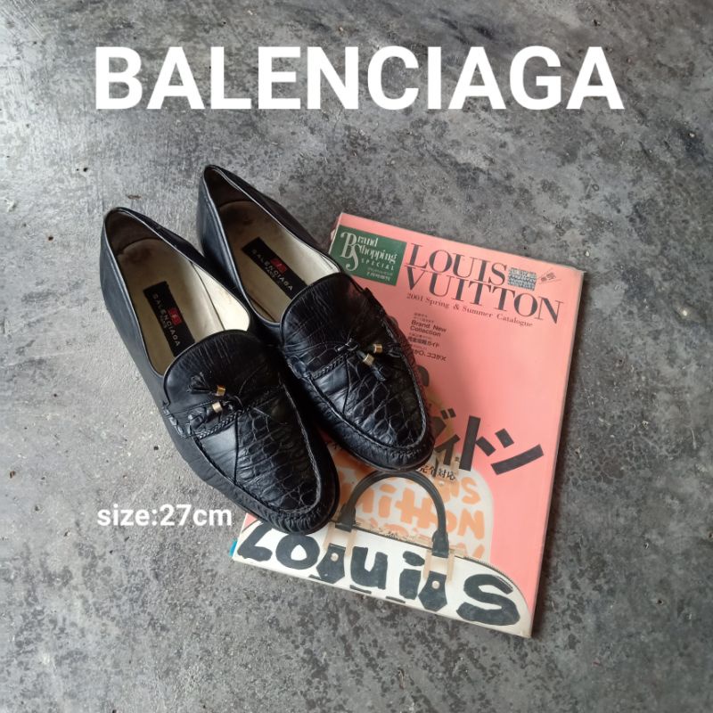 รองเท้าหนังBalenciagaแท้ มือสองญี่ปุ่น