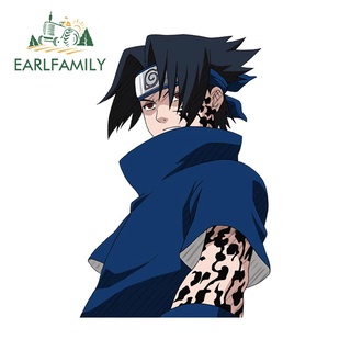 Earlfamily สติกเกอร์ ลายการ์ตูนนารูโตะ Itachi กันน้ํา กันรอยขีดข่วน สําหรับติดตกแต่งหน้าต่างรถยนต์ เซิร์ฟบอร์ด RV 13 ซม. x 8.7 ซม.