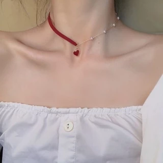 พร้อม​ส่ง​ สร้อยเชือกผู้หญิง สไตล์เกาหลี โชค​เกอร์​