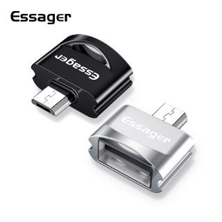 essager อะแดปเตอร์ otg micro usb ตัวผู้ เป็น usb 2.0 ตัวเมีย เชื่อมต่อสําหรับ samsung xiaomi redmi