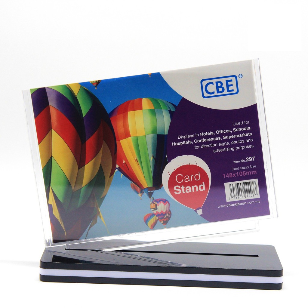 CBE 297 CARD STAND A6 (HORIZONTAL)