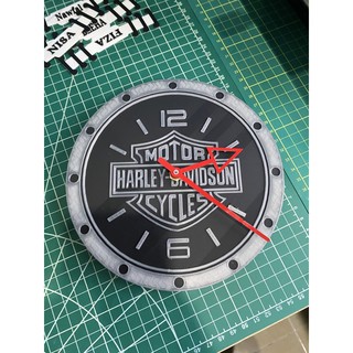 นาฬิกาแขวนผนัง ลาย Harley Davidson