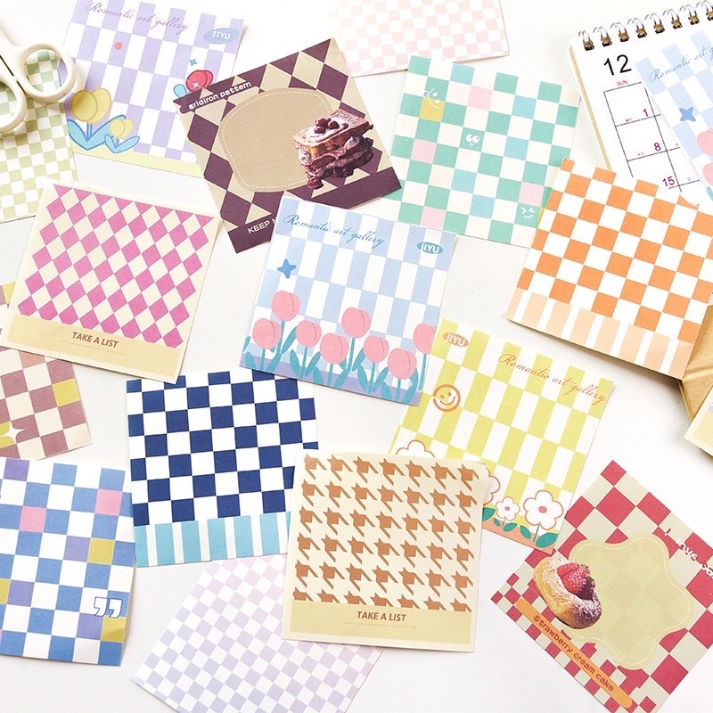(แบ่งขาย16แผ่น/เซ็ต)Cute Note Pad กระดาษโน้ตแบ่งขาย โน๊ตน่ารัก โพสต?อืทพร้อมส่ง ไม่มีกาว